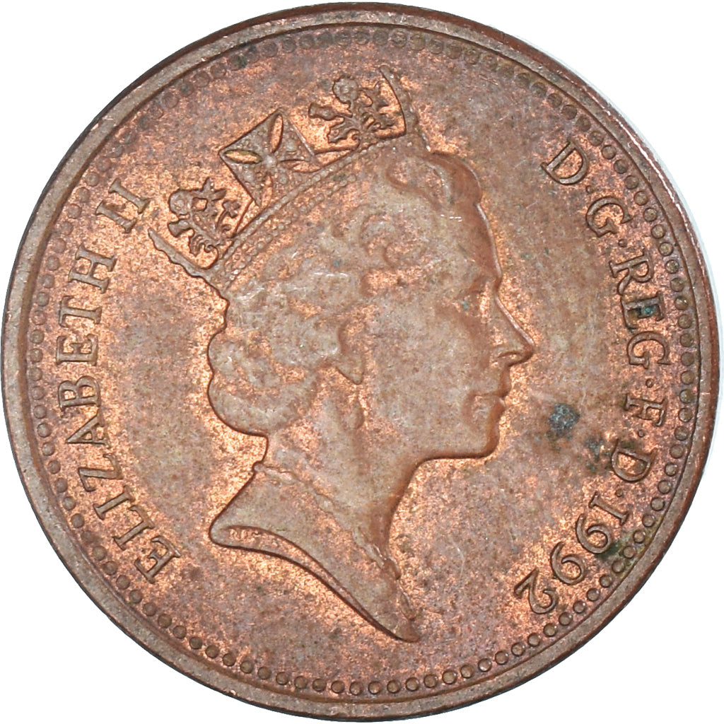 Moeda, Grã-Bretanha, Penny, 1992