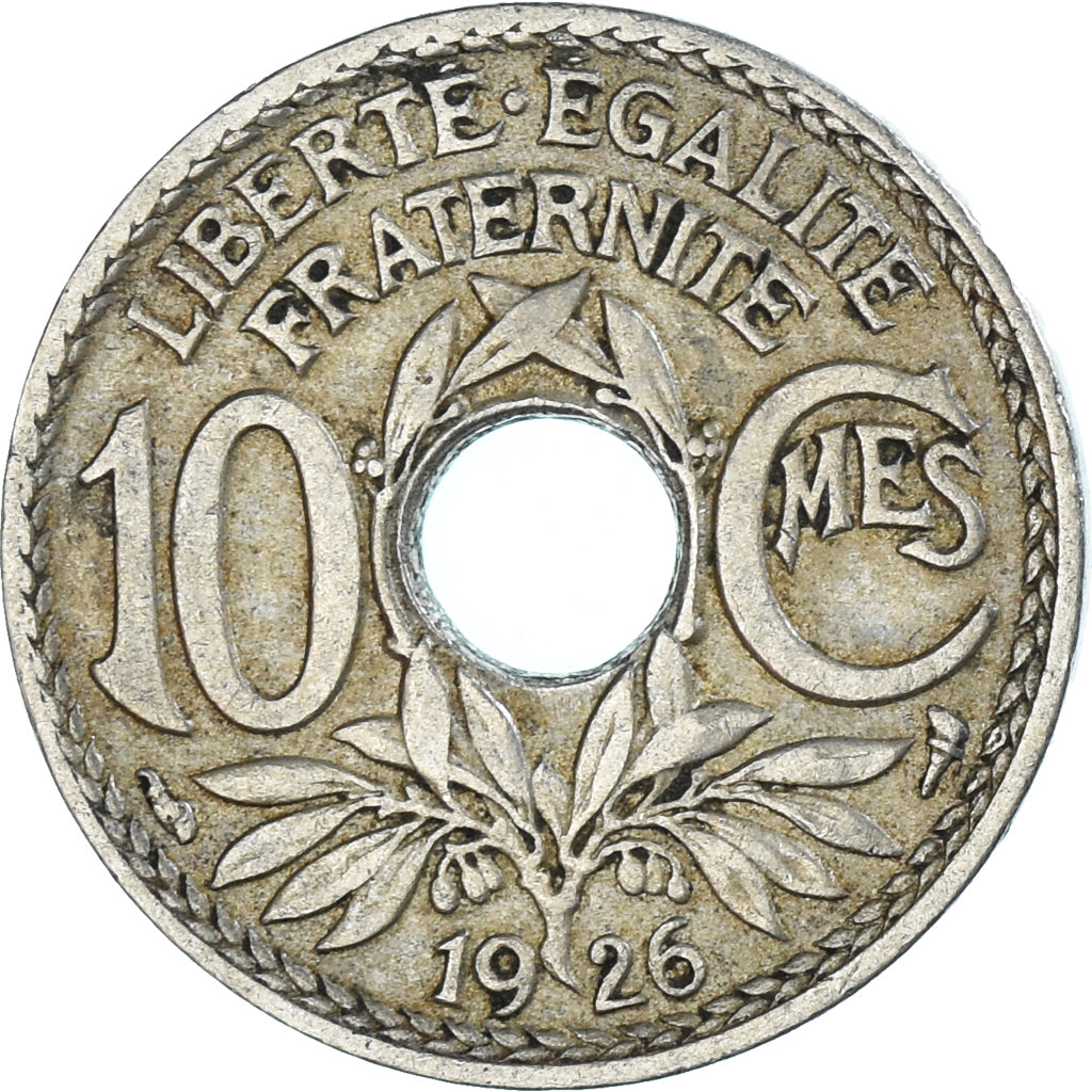 Coin, France, 10 Centimes, 1926