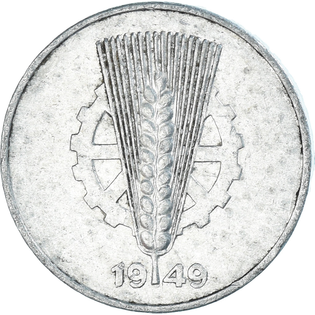 Monnaie, République démocratique allemande, 5 Pfennig, 1949