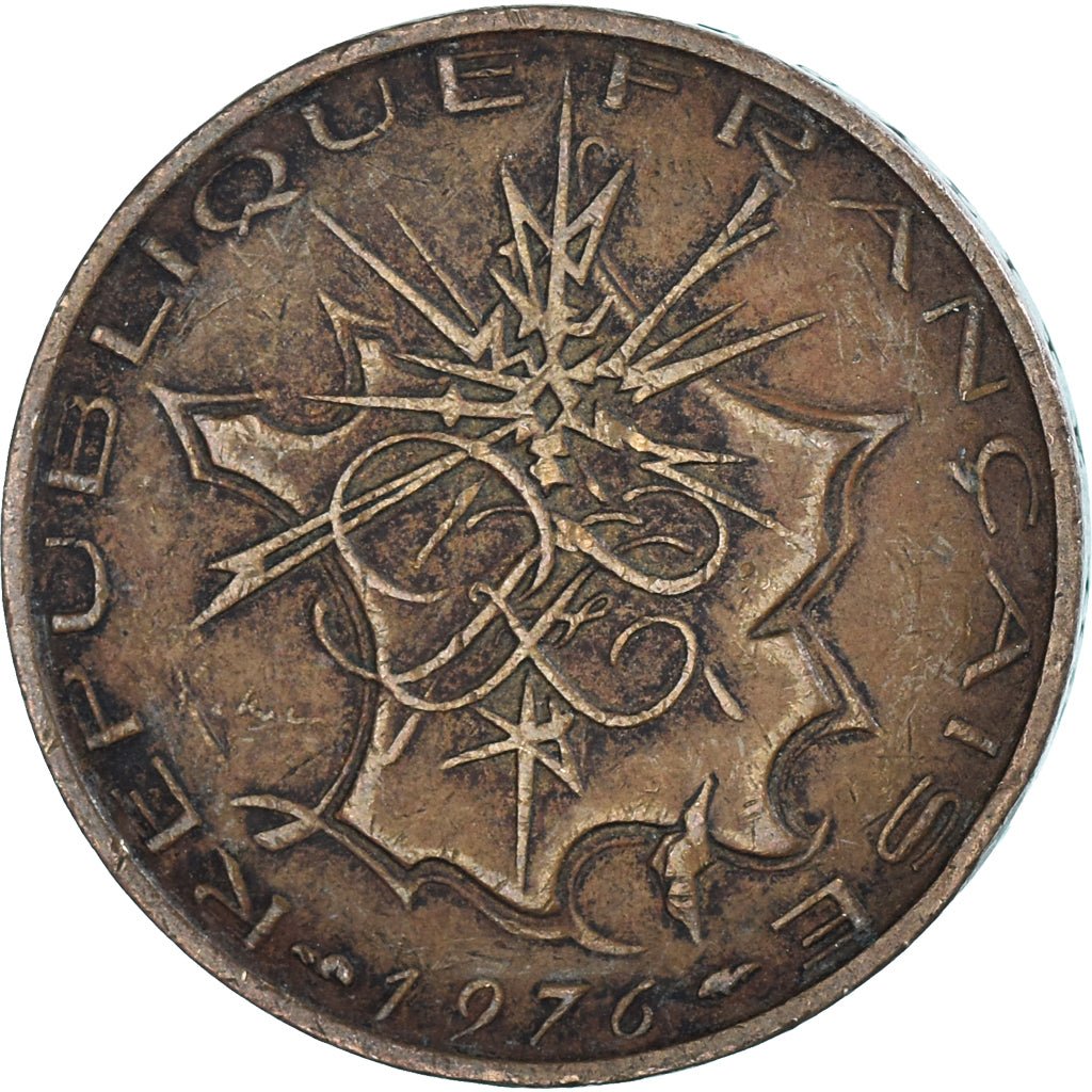 Moneta, Francja, 10 Francs, 1976