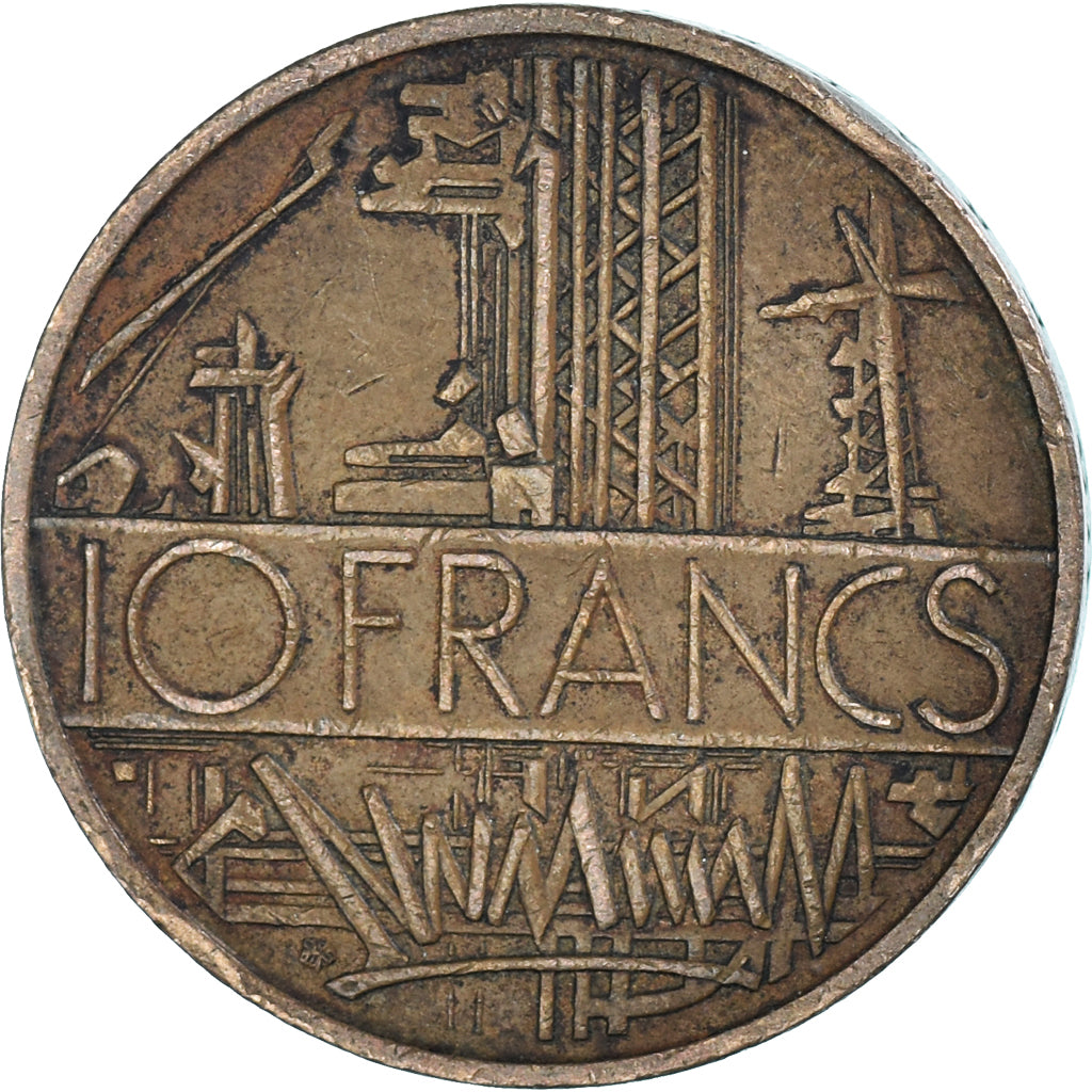 Moneta, Francja, 10 Francs, 1976