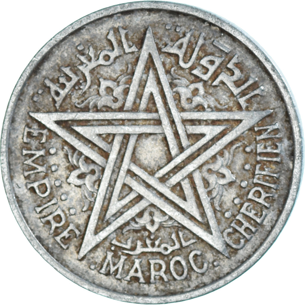 Coin, Morocco, 2 Francs, 1951