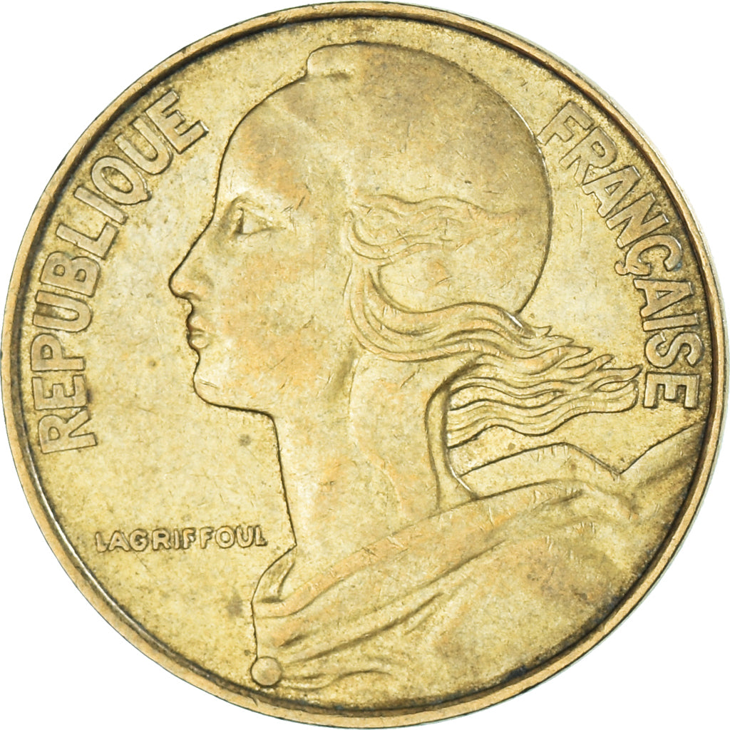 Moneta, Francia, 20 Centimes, 1985