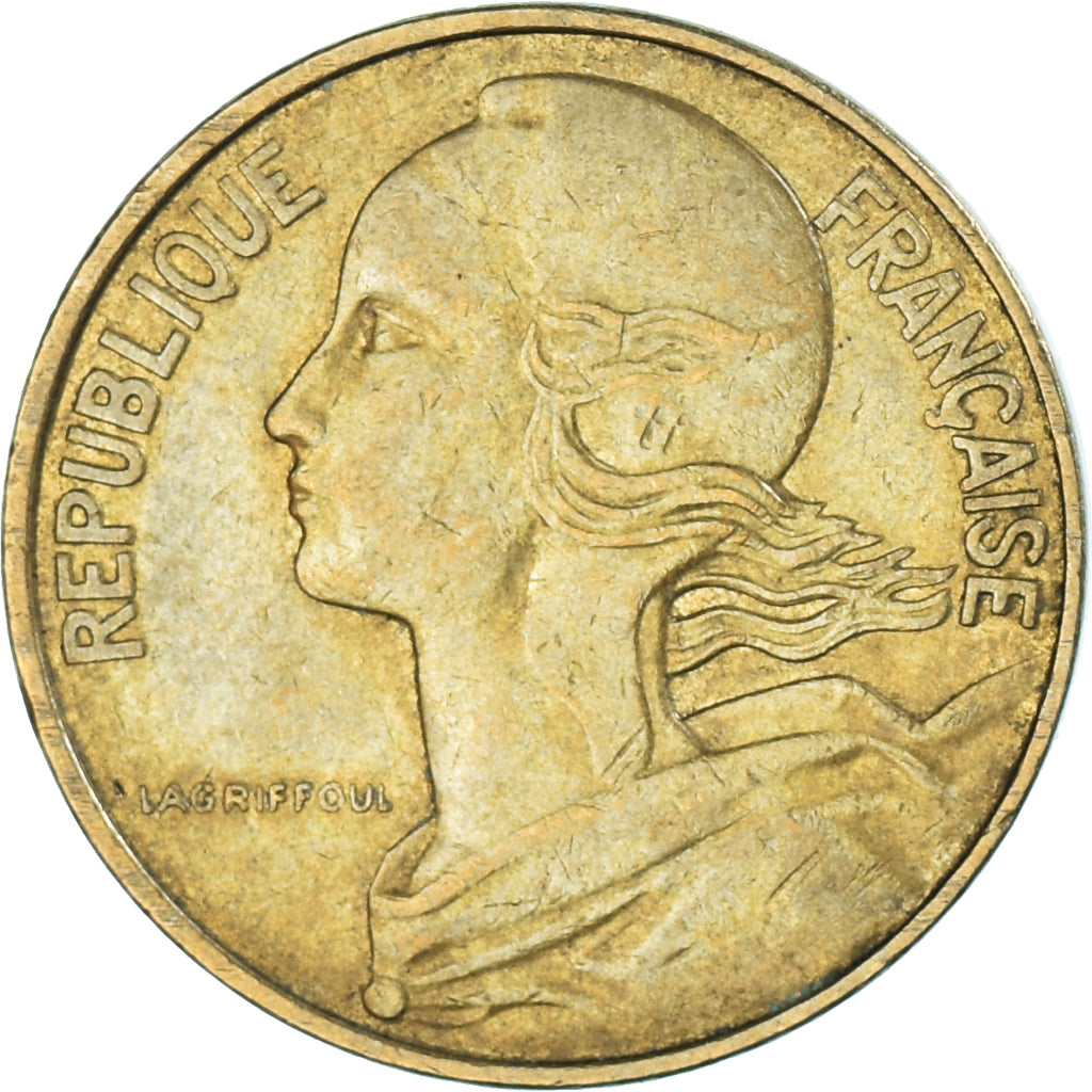 Coin, France, 10 Centimes, 1988