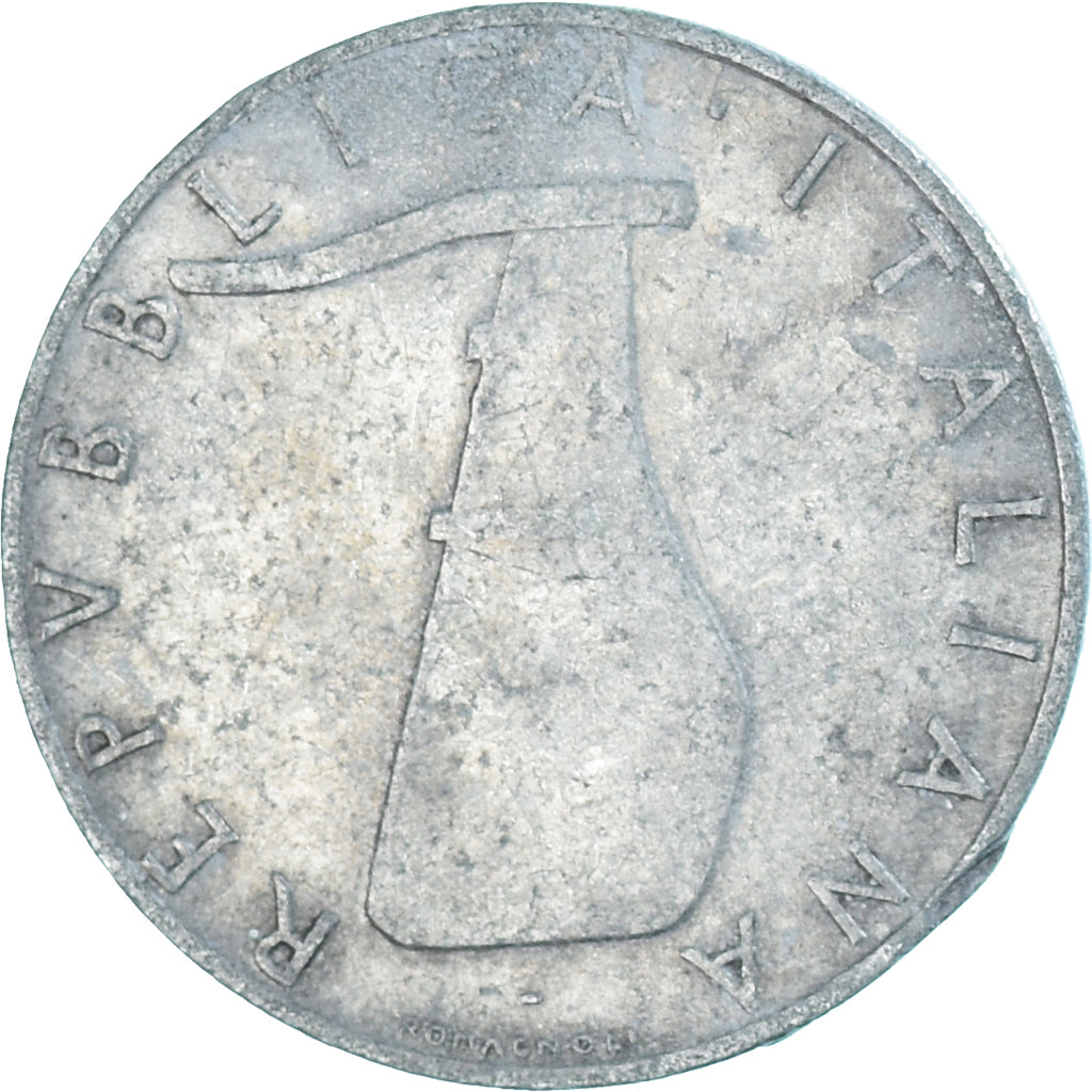 Monnaie, Italie, 5 Lire, 1954