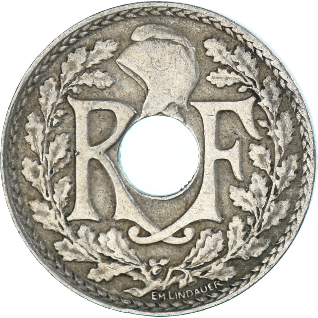 Moeda, França, 10 Centimes, 1923