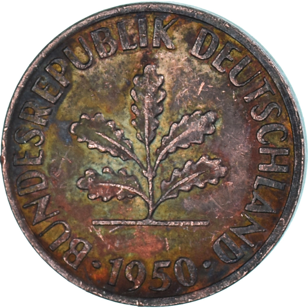 Münze, Deutschland, Pfennig, 1950