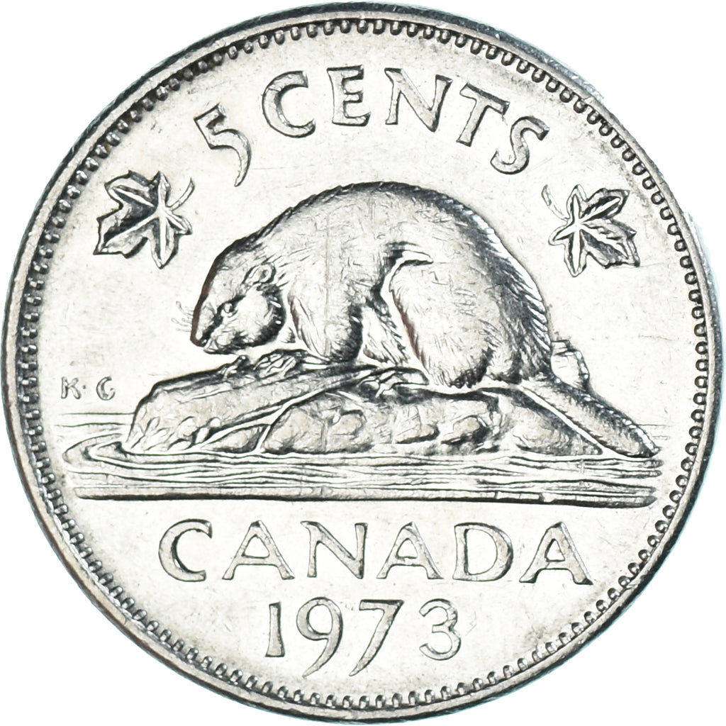 Moneta, Canada, 5 Cents, 1973