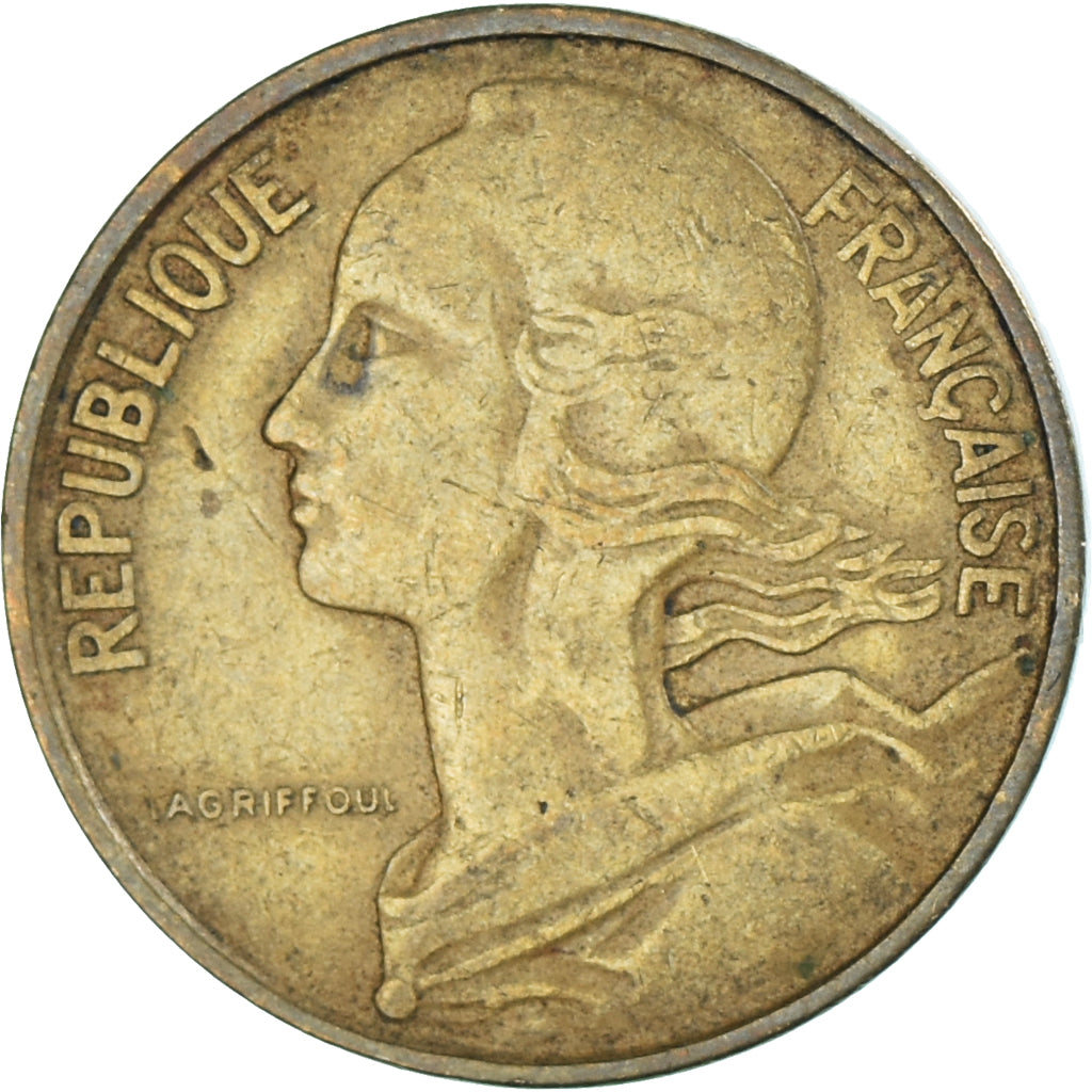 Coin, France, 10 Centimes, 1963