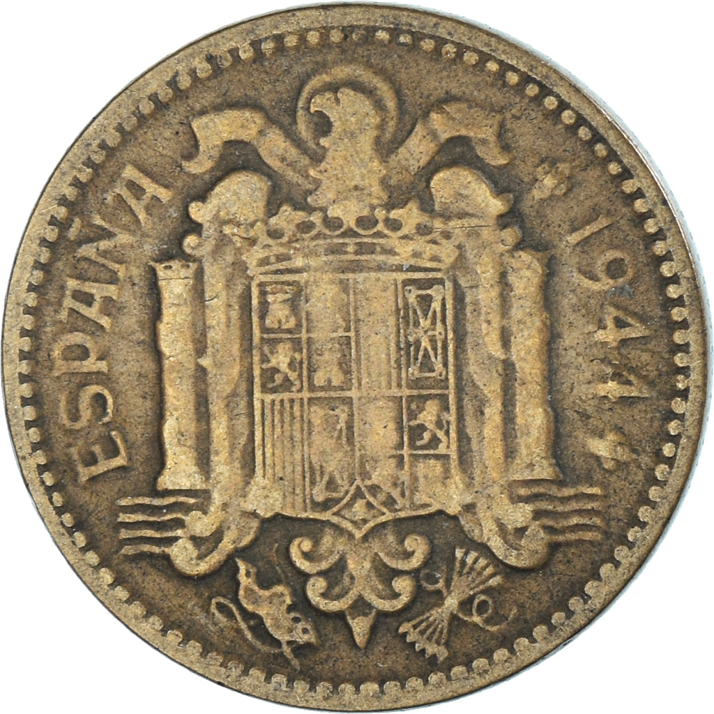 Moneda, España, Peseta, 1944