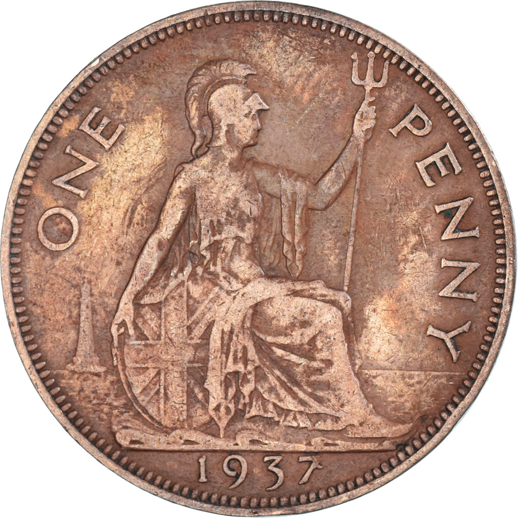 Monnaie, Grande-Bretagne, Penny, 1937