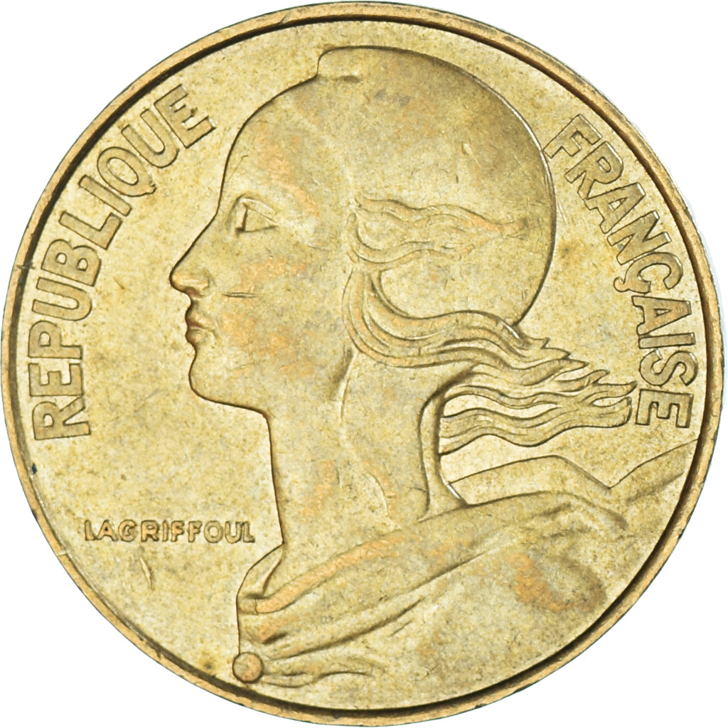 Moneta, Francja, 20 Centimes, 1989