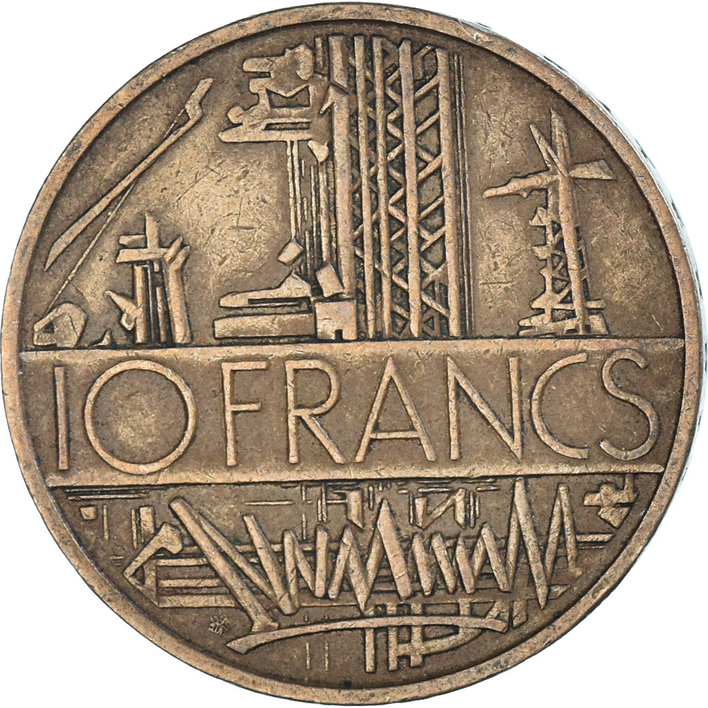 Munten, Frankrijk, 10 Francs, 1977