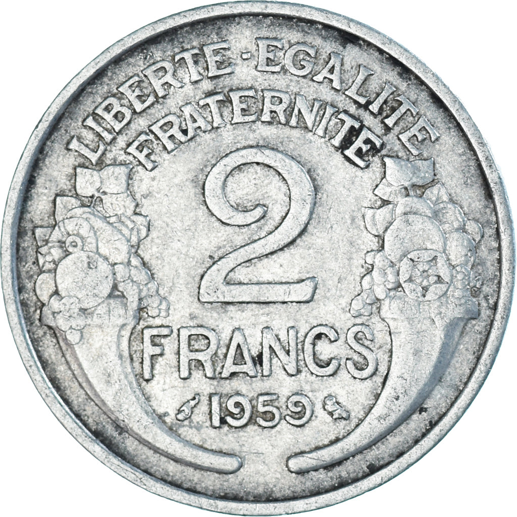 Coin, France, 2 Francs, 1959