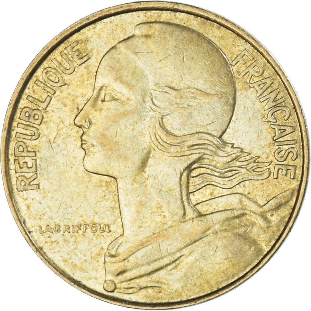 Moneda, Francia, 10 Centimes, 1987