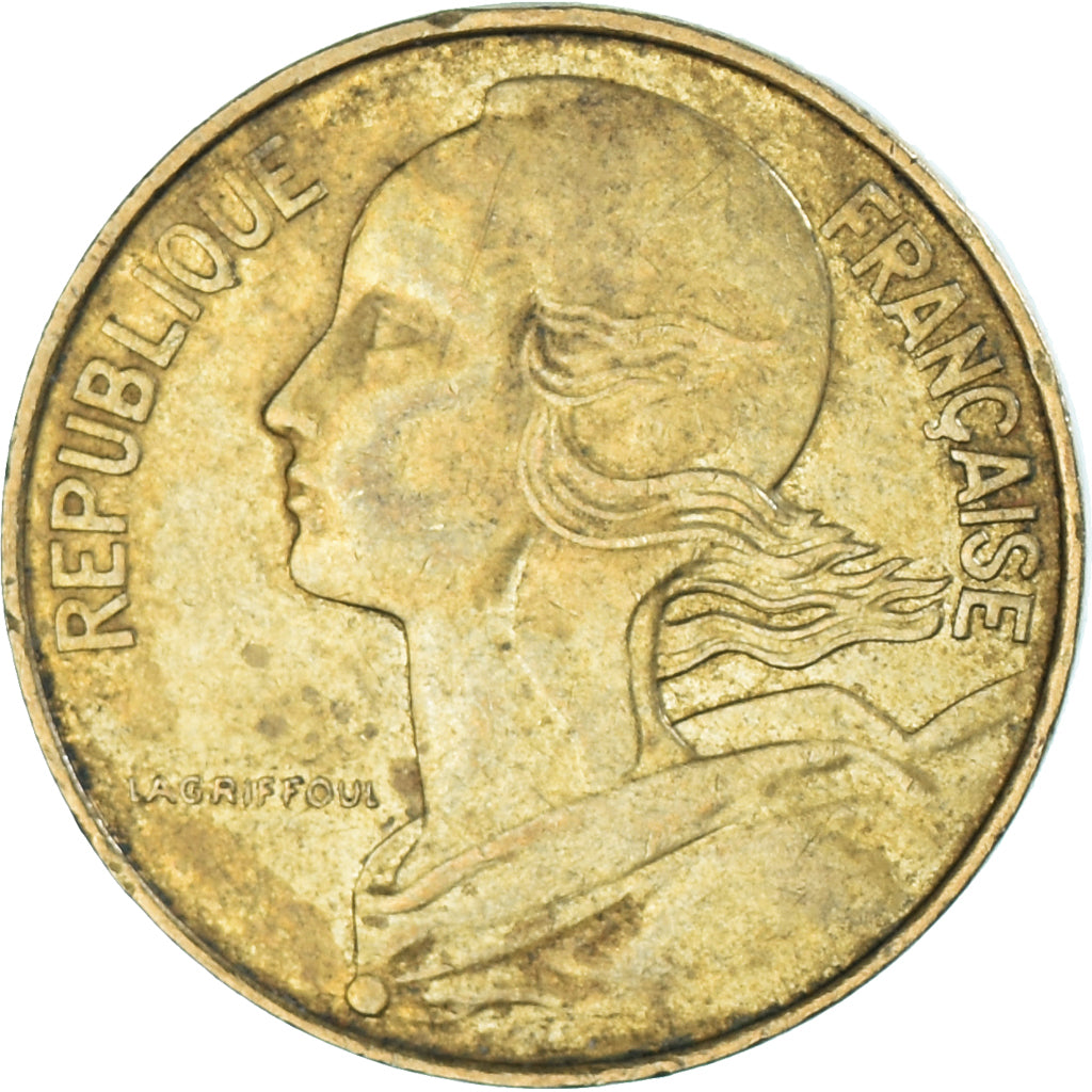 Coin, France, 10 Centimes, 1986