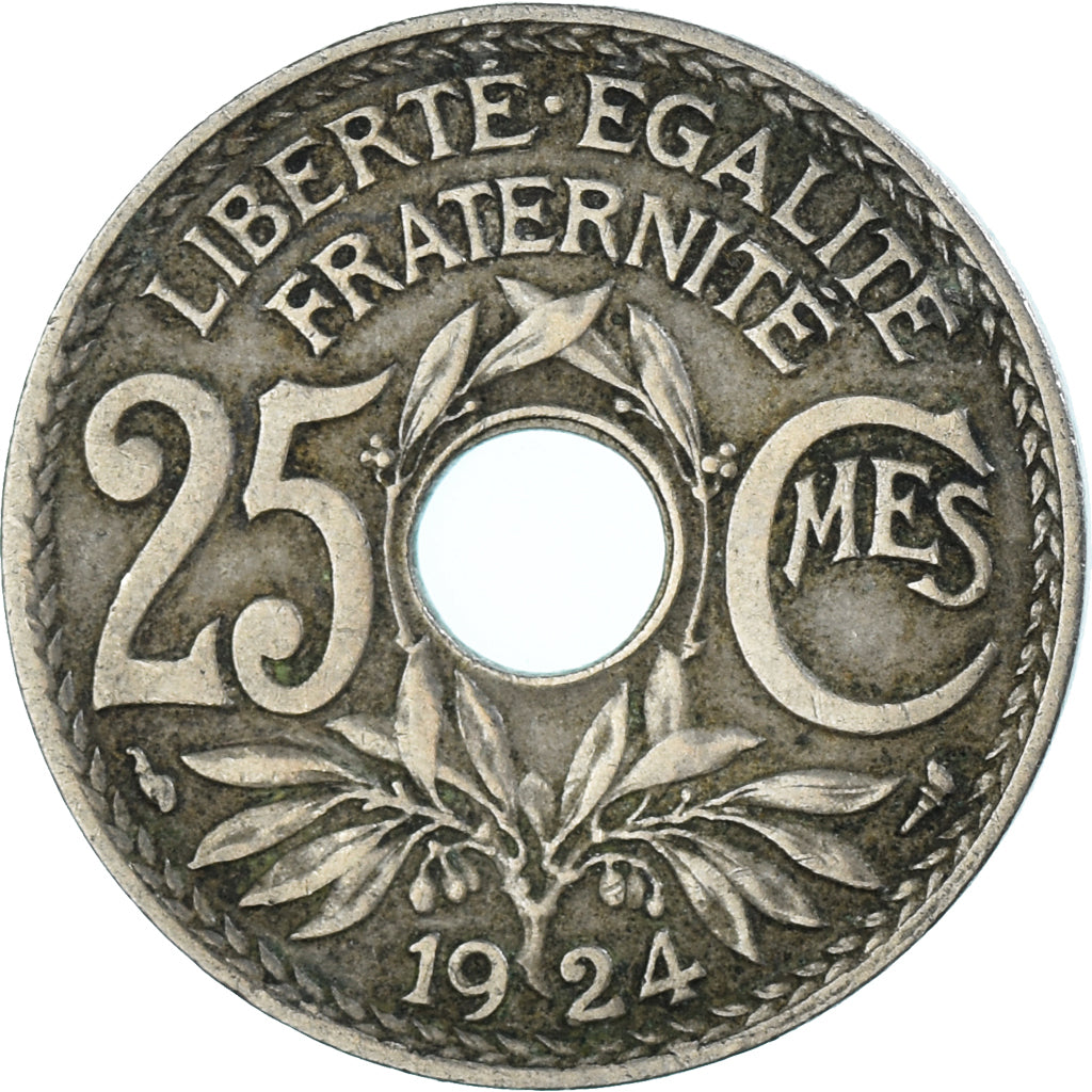 Moneta, Francia, 25 Centimes, 1924