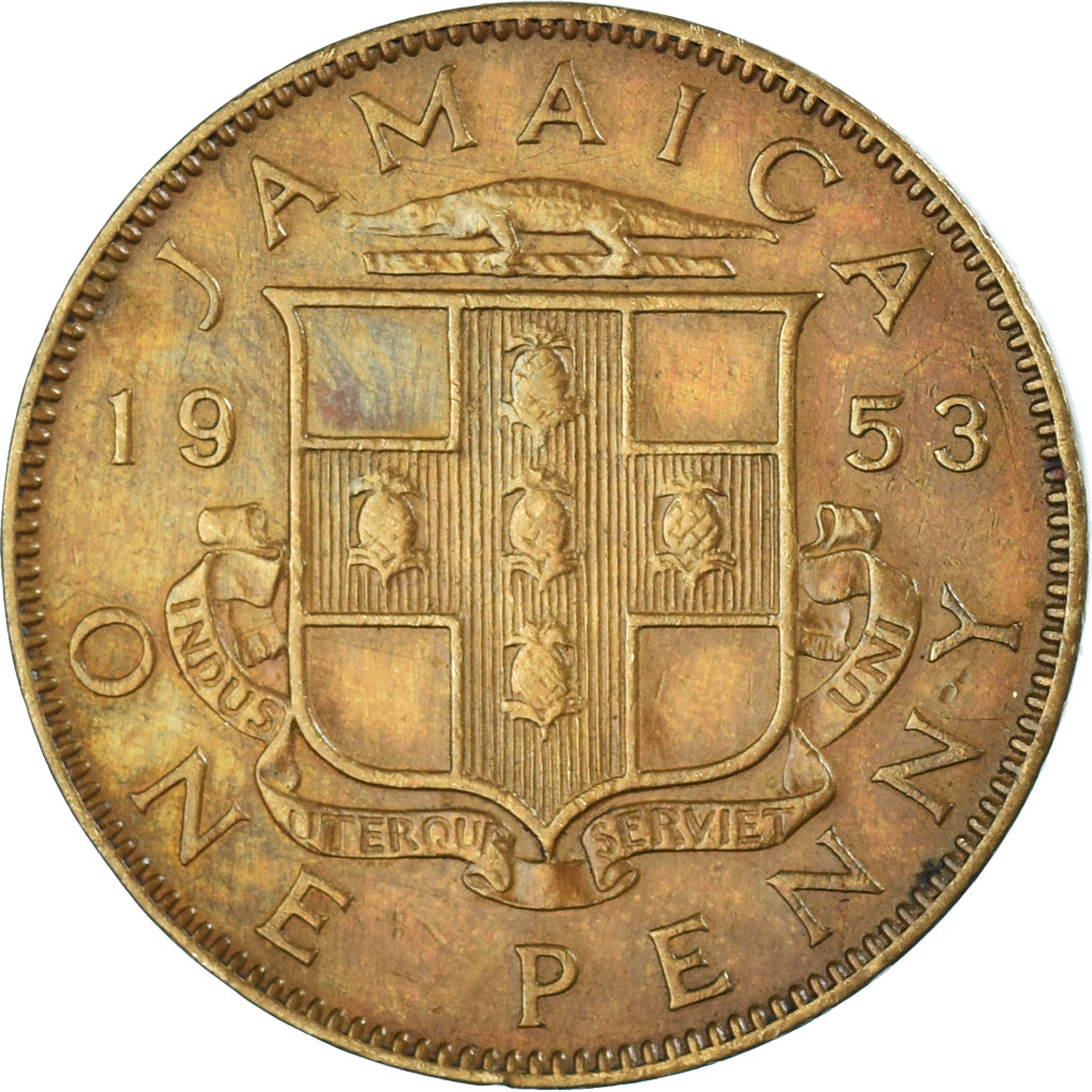 Coin, Jamaica, Penny, 1953