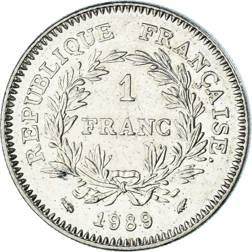 Moneta, Francja, Franc, 1989