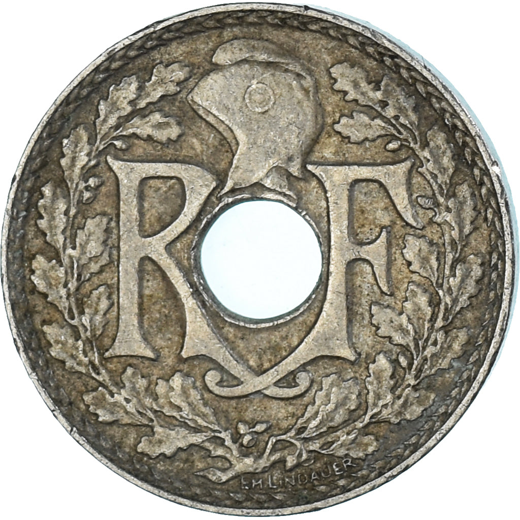 Munten, Frankrijk, 5 Centimes, 1933