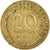 Moneda, Francia, 20 Centimes, 1977