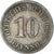 Moeda, Alemanha, 10 Pfennig, 1889