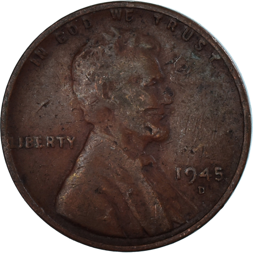 Moneta, Stati Uniti, Cent, 1945
