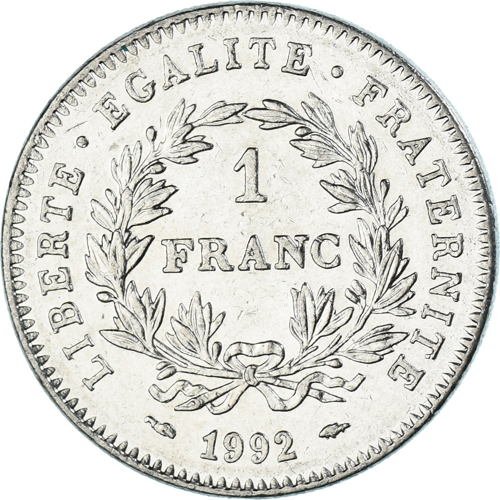 Moneda, Francia, Franc, 1992