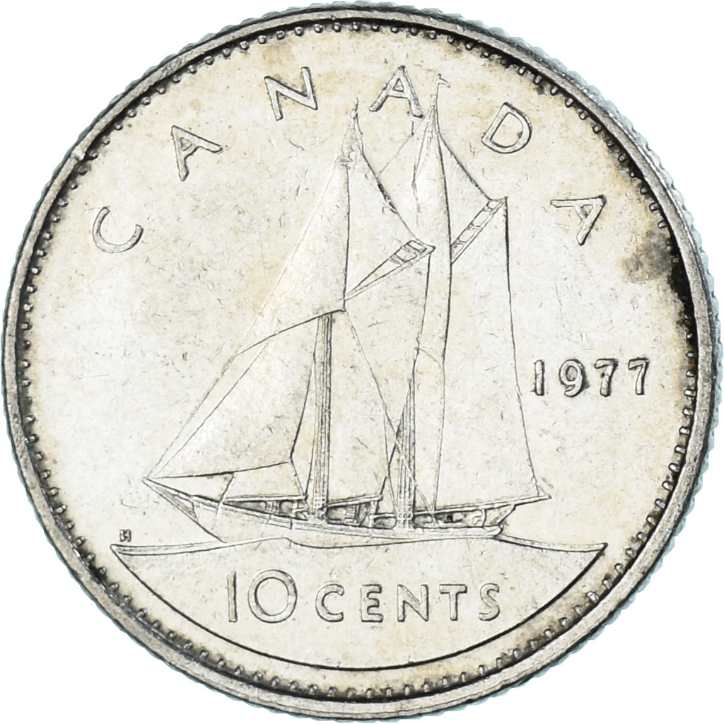 Moneta, Canada, 10 Cents, 1977