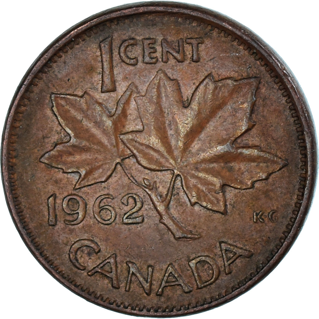 Moneta, Canada, Cent, 1962