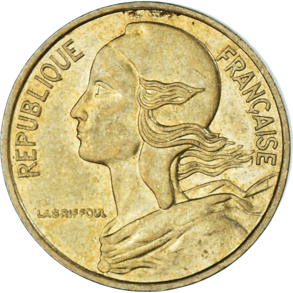 Coin, France, 5 Centimes, 1987