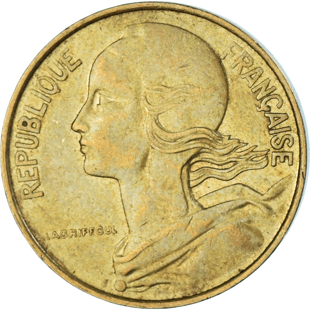 Moneda, Francia, 10 Centimes, 1977