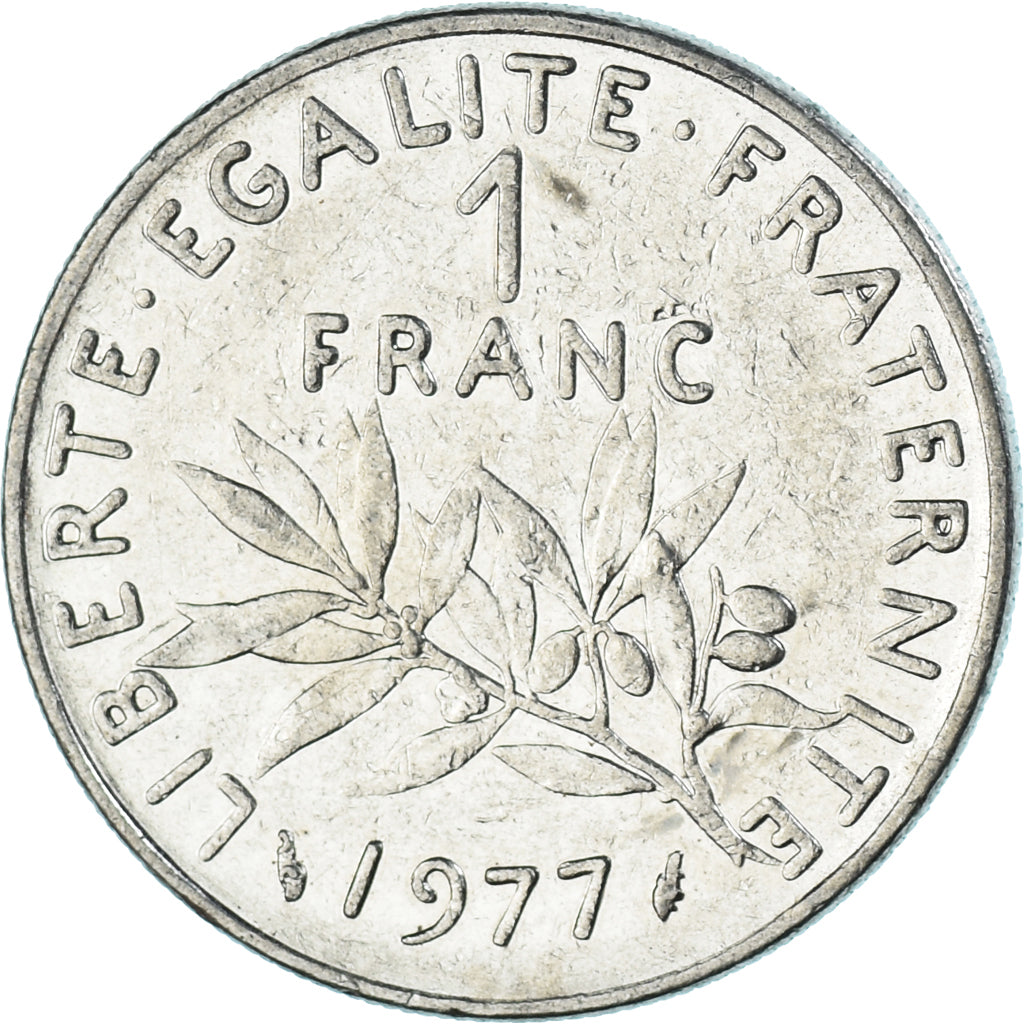 Moneda, Francia, Franc, 1977