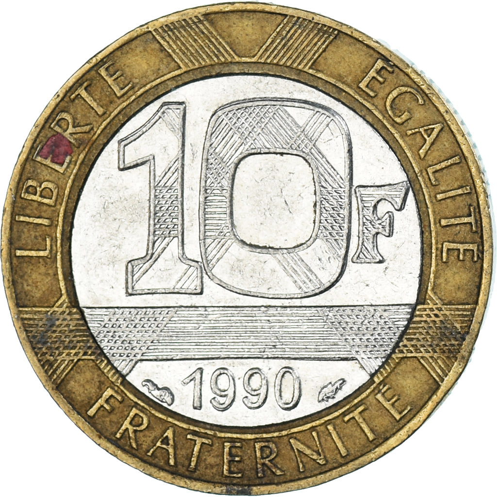 Moneta, Francia, 10 Francs, 1990