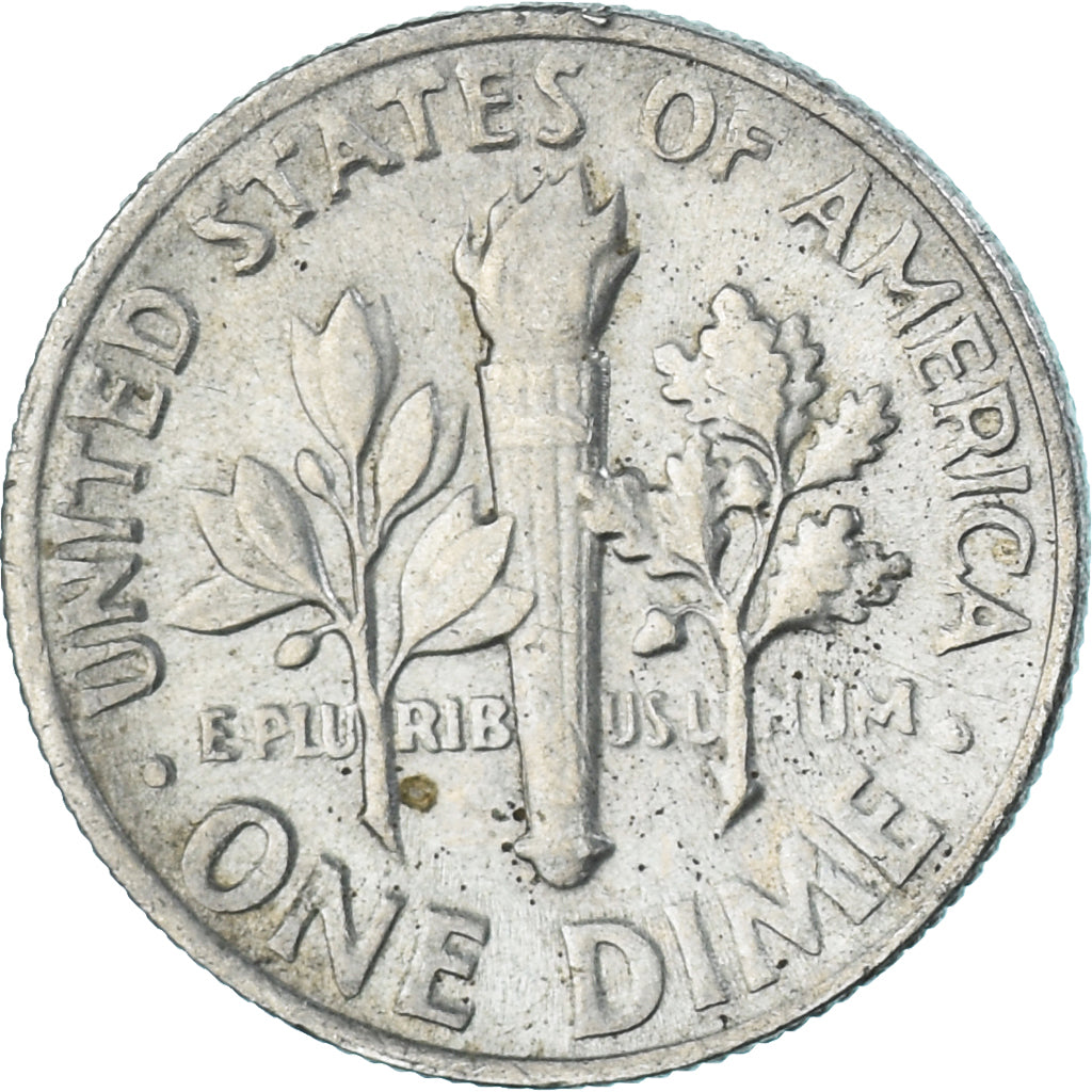 Moeda, Estados Unidos da América, Dime, 1965