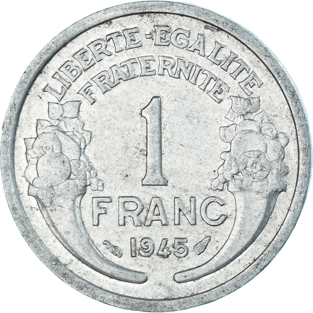 Moneda, Francia, Franc, 1945