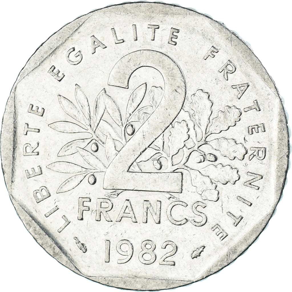 Munten, Frankrijk, 2 Francs, 1982
