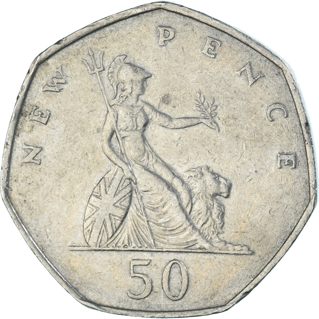 Moneta, Gran Bretagna, 50 New Pence, 1969