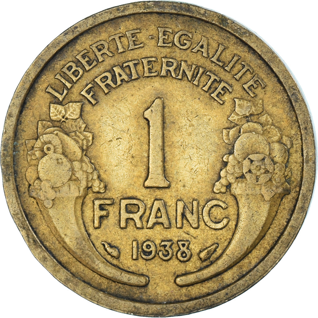 Monnaie, France, Franc, 1938