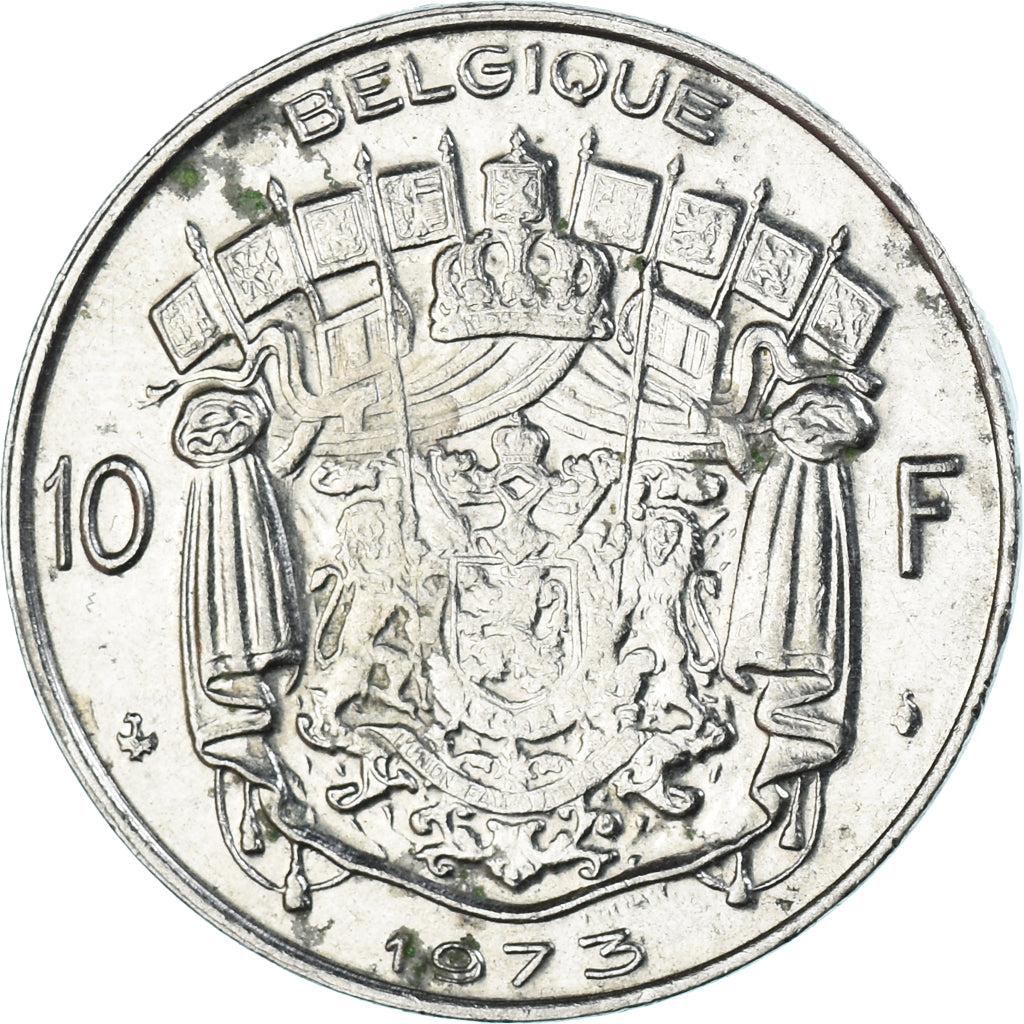 Moneta, Belgia, 10 Francs, 10 Frank, 1973