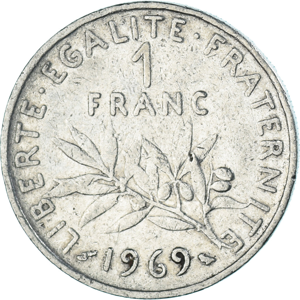 Moneta, Francja, Franc, 1969