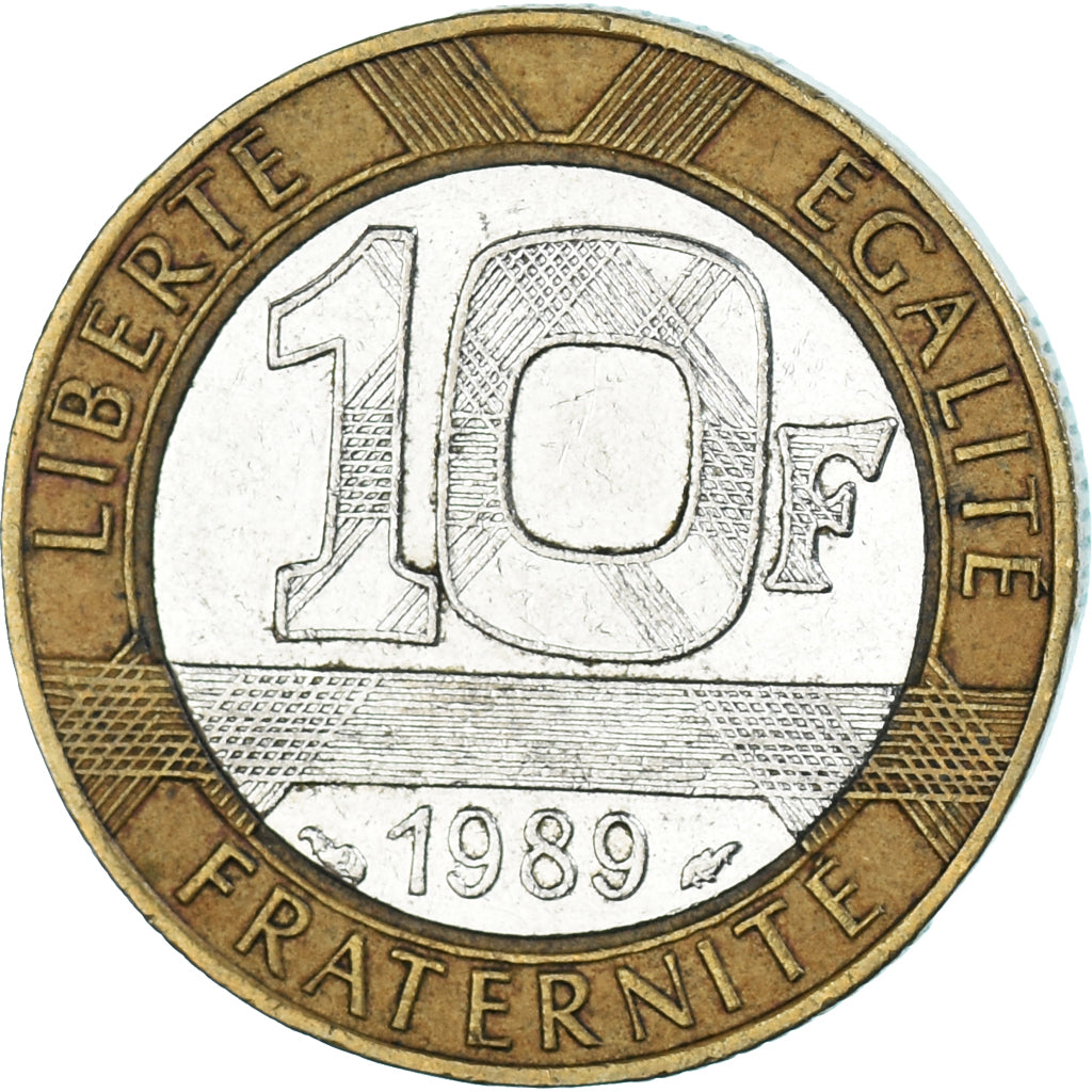 Monnaie, France, 10 Francs, 1989