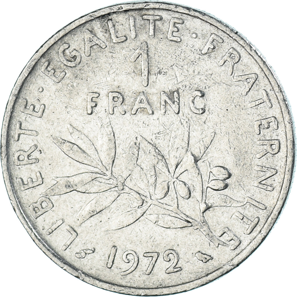 Moneda, Francia, Franc, 1972