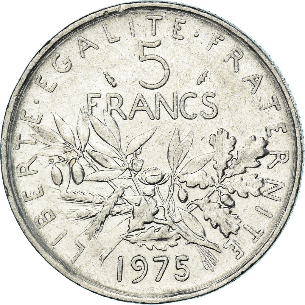 Monnaie, France, 5 Francs, 1975
