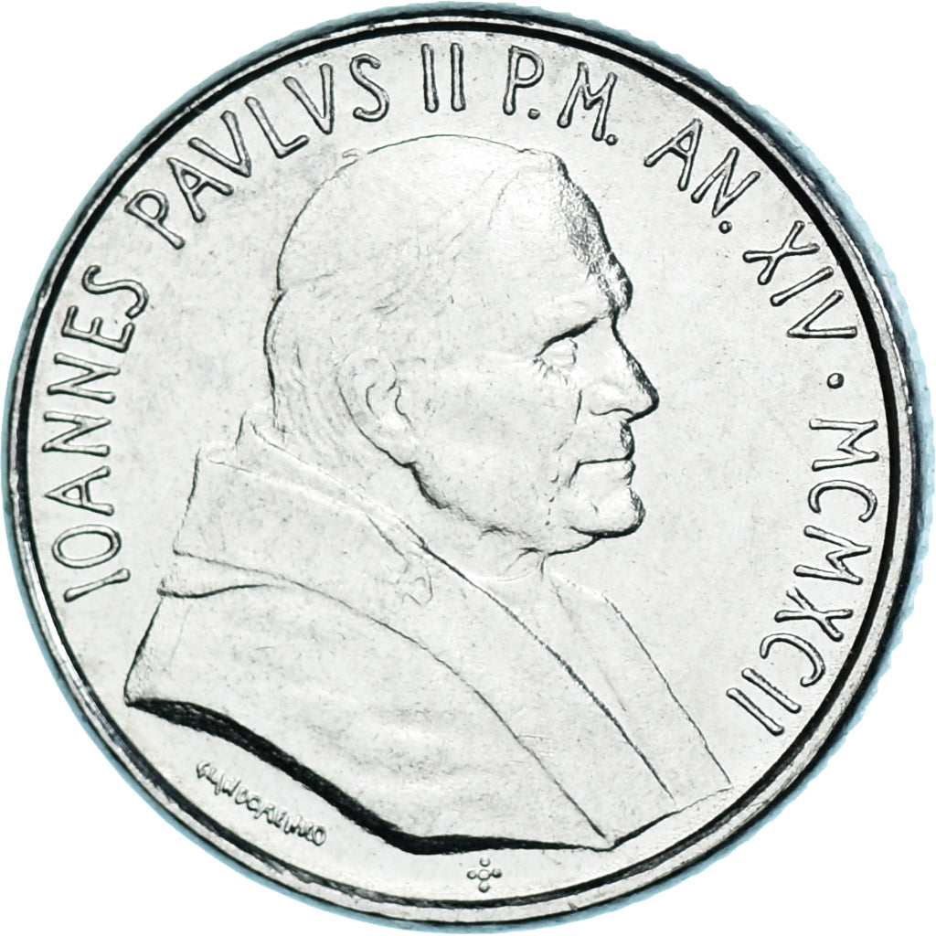 Moneda, Vaticano, 100 Lire, 1989