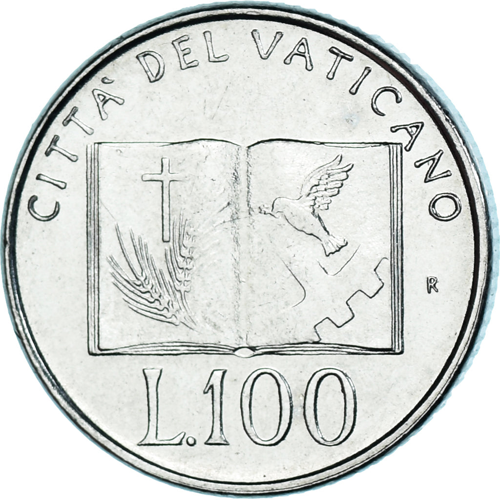 Moneda, Vaticano, 100 Lire, 1989