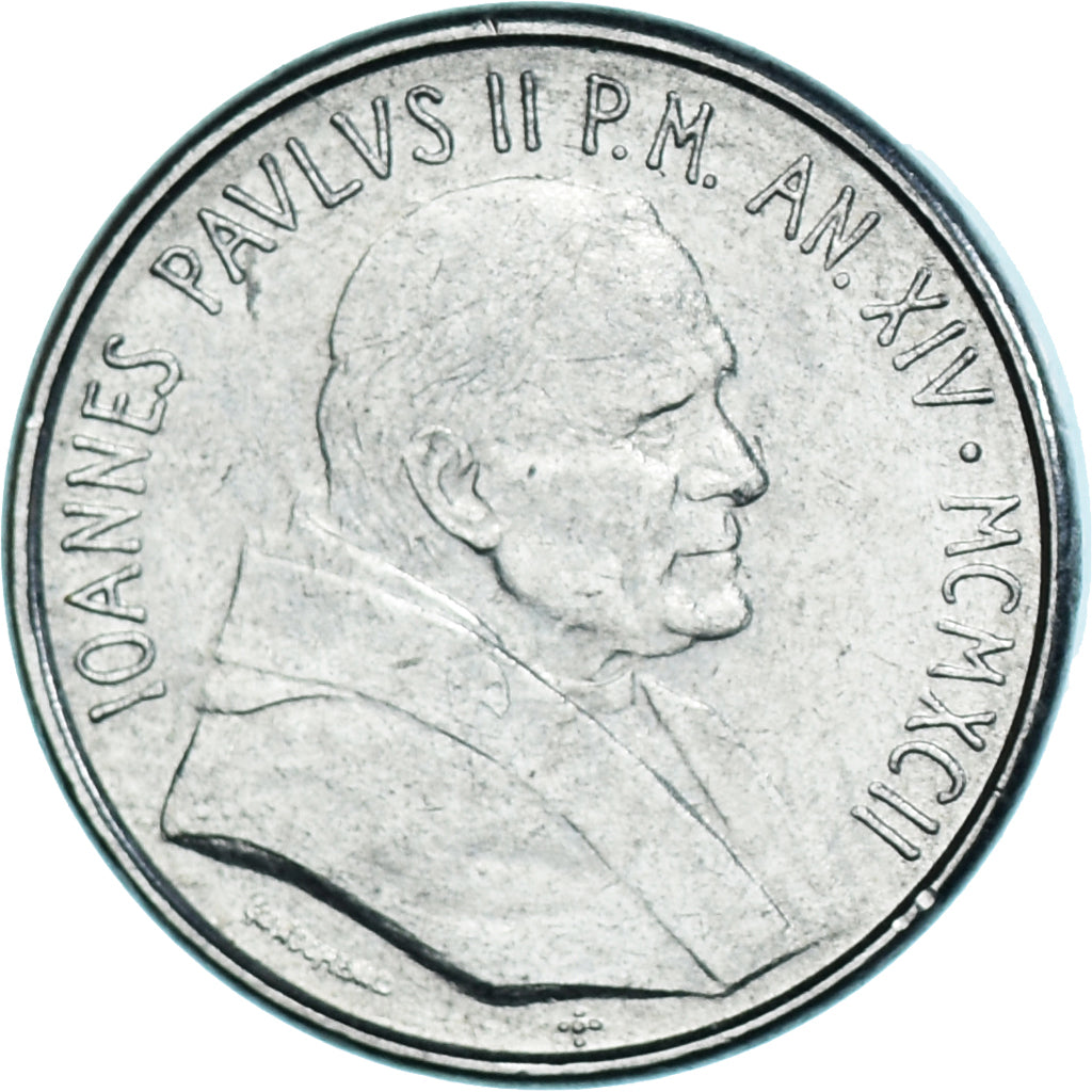 Moneda, Vaticano, 50 Lire, 1989