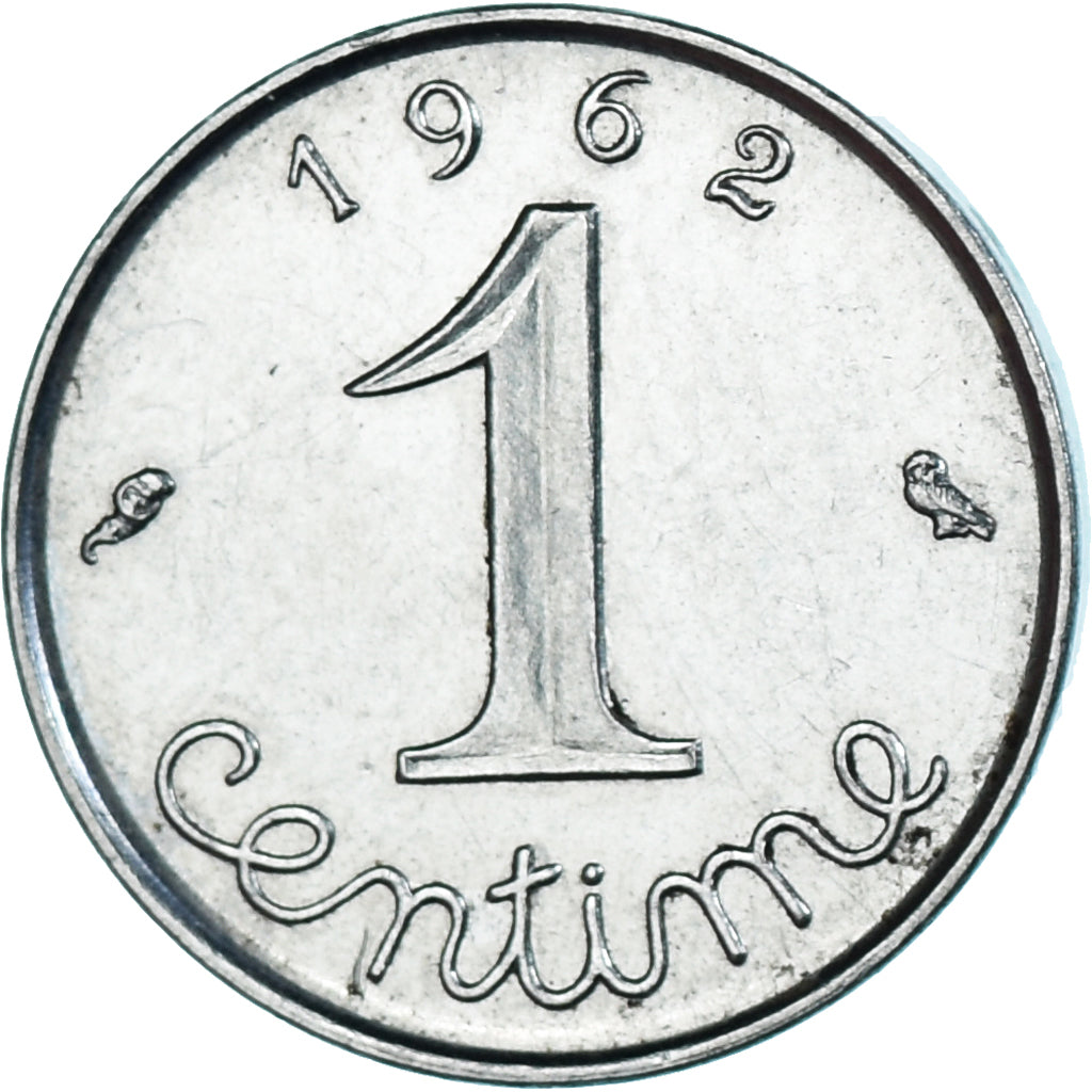 Moneta, Francia, Centime, 1962