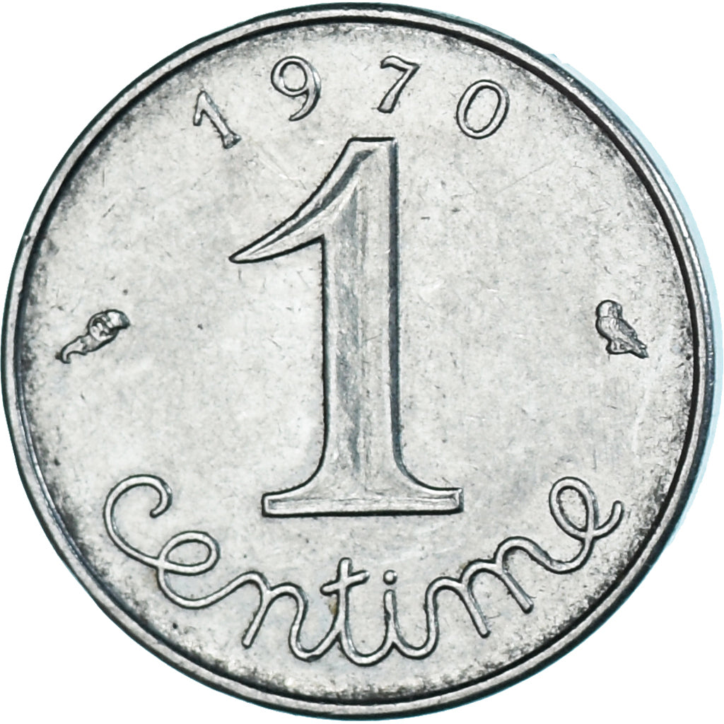 Moneta, Francia, Centime, 1970