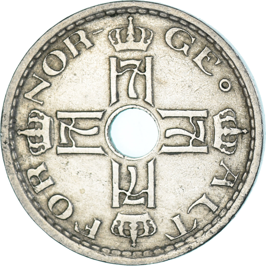 Moneta, Norvegia, 50 Öre, 1928